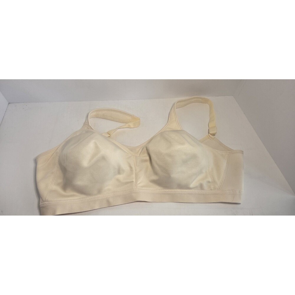 Playtex Bra Ivory 40 D Excellent Condition Comfy Wide Shoulder Straps